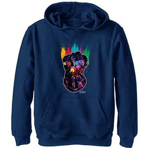 Marvel Gauntlet Hoodie voor kinderen, uniseks, Marineblauw Heather, M