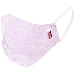 Levi's Uniseks 1pk herbruikbare Face Cover Bandana, paars, S