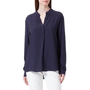 Seidensticker Dames Dames Regular Longsleeve Viscose Blouse, nachtblauw (133512), 46
