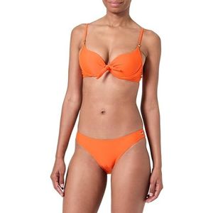 Bikiniset met schelpen, effen, Oranje, 34