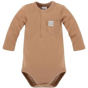 Pinokio Bodysuit Polo Long Sleeve LE Tigre, 100% katoen, bejge, jongens 62-92 (62), bejge le tigerte, 62 cm