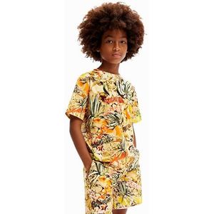 Desigual - Coupe Droite - T-shirt - Camouflage - Katoen