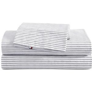 Tommy Hilfiger - Beddengoed - Marineblauw - Premium Katoen - Extra Groot Bed