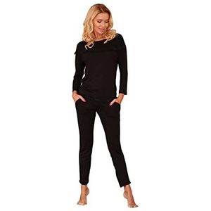 Kalimo dames complete calpe-zwart-XL pyjama, zwart, XL