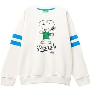United Colors of Benetton Trainingsshirt voor kinderen en jongeren, Wit, 140