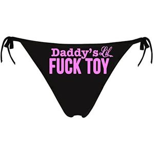 JINKAIJIA Women's Flirty Sexy Funny 3D Printed Low-waisted Tie string High elasticity Underpants Single Party Gifts Briefs (DD020 one size)