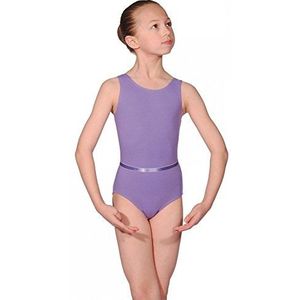 Roch Valley Mouwloos ballet examenshirt van katoen, lavendel, S