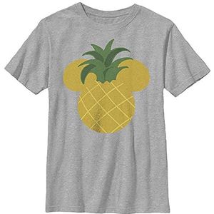 Disney Pineapple Ears T-shirt voor jongens, Sportief Heather, XL