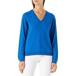 Cream Dames V-hals Knit Pullover Sweater Classic Fit, Skydiver Melange, XXL