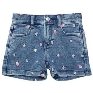 Jeans - Blauw Denim - Wide Leg - Gevoerde Zoom/Rand - Ritssluiting - Borduursels