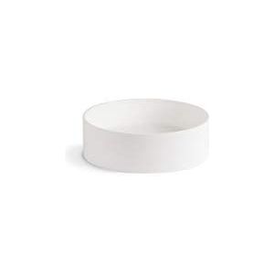 Lineabeta wastafel serie Momon, model 53564, cirkel, acrylsteen, wit, eenheidsmaat