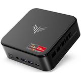 NiPoGi AM02 AMD Ryzen 7 5700U 16GB DDR4 512GB SSD Mini Desktop Computer mit Radeon RX Vega 10 Graphics, Mini Gaming PC Support DP+HDMI 4K, RJ45-LAN,Dual-WLAN Micro Business PC