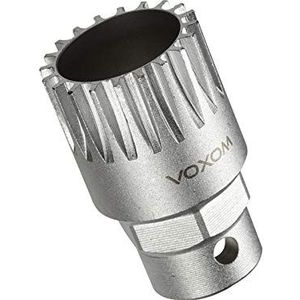 Voxom Intern lagergereedschap opzetstuk WKl26 Shimano Cartridge en ISIS compatibel, CNC gefreesd, 718000068 gereedschap, zilver, één maat