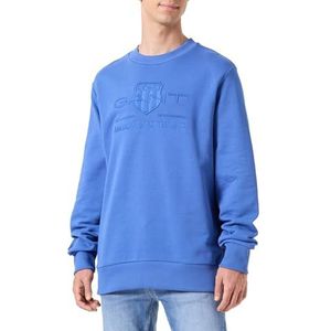 GANT REG TONAL SHIELD C-NECK Sweat, Fresh Blue., S