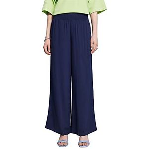 ESPRIT Dames 043EE1B347 broek, 400/NAVY, 36, 400/marineblauw, 36