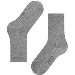 FALKE Dames Sokken Softmerino W SO Wol Katoen eenkleurig 1 Paar, Grijs (Light Grey Melange 3830), 35-36