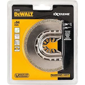 Dewalt Diamant segmentzaagblad 100 mm (voor multitools/multifunctioneel gereedschap, veelzijdige toepassing, met multi-Fit opname voor snel wisselen van accessoires) DT20745-QZ