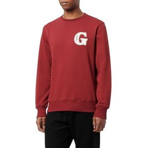 G Graphic C-Neck, Plumped Rood, S