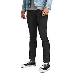 JACK & JONES Heren Skinny Fit Jeans Liam Original AM 105, zwart denim, 29W x 34L