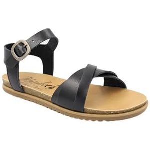 Blowfish Malibu Womens Monti-B sandaal met meerdere banden, zwart, EU 36, Zwart, 37 EU