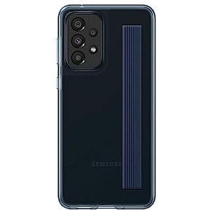 Samsung Slim Strap Cover EF-XA336 voor de Galaxy A33 5G | Back Cover, mobiele telefoonhoes, schokbestendig, beschermhoesje, band, houder, zwart - 6,4 inch
