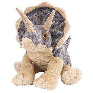 Wild Republic 10960 knuffels triceratops 30,5 cm knuffeldier pluche speelgoed, multi