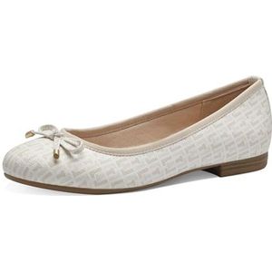 MARCO TOZZI Ballet Flat by Guido Maria Kretschmer 2-22137-42 dames, Ivory Comb, 41 EU