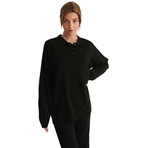 NA-KD Dames Oversized Polo Neck Sweater