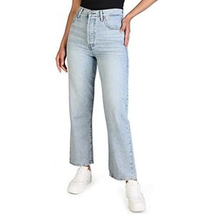 Levi's Ribcage Straight Ankle Jeans voor dames, Middenweg, 36W / 38L