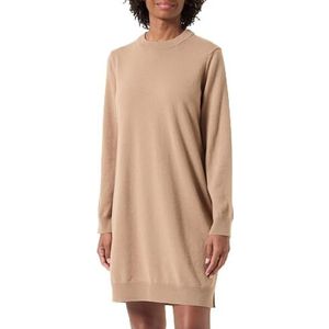 GANT Superfijne lamswollen jurk, Caramel Beige, L