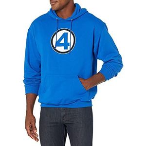 Marvel Heren Klassiek Kostuum Hooded Sweatshirt, Royal Blue, Medium