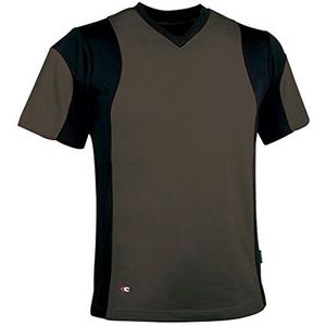 Cofra V080-0-03.Z/7 T-Shirt, Java"" Klei Bruin/Zwart, 3XL