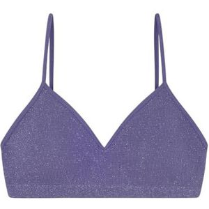 Women'secret Uitneembaar kussen, naadloos, Shiny Collection beha, blauw, XS voor dames