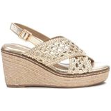 XTI 142746 damessandalen met sleehak, goud, 37 EU, goudkleurig, 37 EU