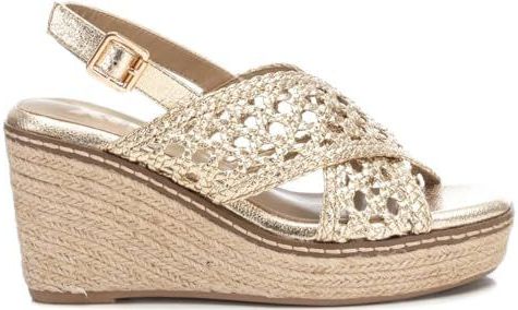 XTI 142746 damessandalen met sleehak, goud, 37 EU, goudkleurig, 37 EU