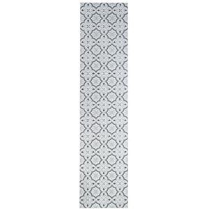 Tadi & Imperio1979 Hydraulisch vinyl tapijt, verschillende maten, elegant, design en duurzaamheid voor uw kamer, keuken, woonkamer, eetkamer, pvc-vloerbedekking (60 x 200 cm, grijze ster)