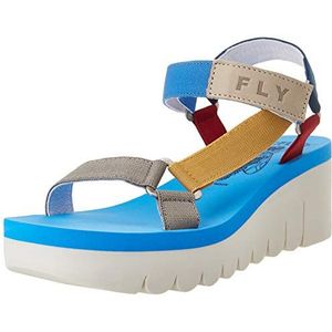 Fly London Yefa726fly sandaal voor dames, Multi Azure, 9 UK