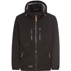 camel active TeXXXactive® windjack voor heren met afneembare capuchon, zwart, 70