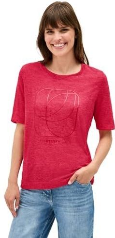 Glazed Apple Red - Bikini - Zonder Capuchon - Tonale Print - Ronde Hals