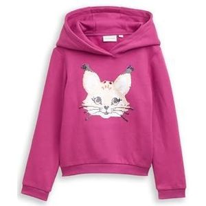 TOM TAILOR - Sweatshirt - Lichtroze - Met Capuchon - Normale Pasvorm