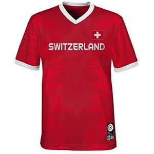 FIFA Unisex Official 2023 Women's Football World Cup Kids Team Shirt, Switzerland T-shirt (1 stuk)