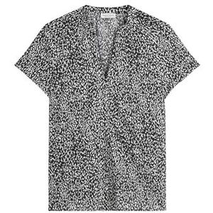 Marc O'Polo - Blouseshirt - Gestippeld - Regular Fit - Puur Katoen