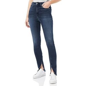 Calvin Klein Jeans Hoge taille Super Skinny Enkeljeans voor dames, Denim Donker, 34W