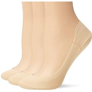 HUE Dames Sokken, Cream - 3 Pair Pack, Eén maat