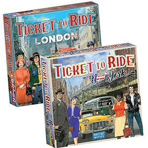 Ticket to Ride Bundel - Bevat Ticket to Ride London & Ticket to Ride New York - Nederlandstalig