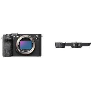 Sony Alpha 7CII | Full-frame spiegelloze camera (compact, 33MP, real-time autofocus, 10 fps, 4K filmopname, variangle touchscreen), zwart & Sony Greepuitbreiding voor ILCE-7CR en ILCE-7CM2