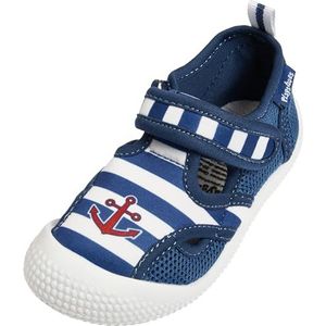 Playshoes - Waterschoenen - Blauw Maritiem - Antislip TPR-zool - Klittenbandsluiting