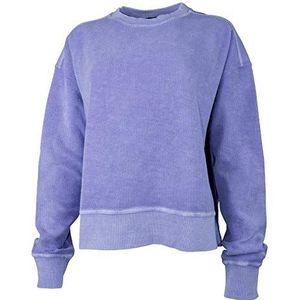 Charles River Apparel Camden Crew Crop Sweatshirt voor dames, Storm, M