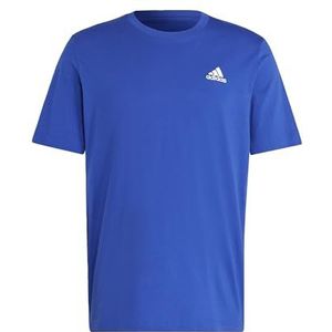 adidas Heren Essentials Single Jersey geborduurd klein logo korte mouw T-shirt