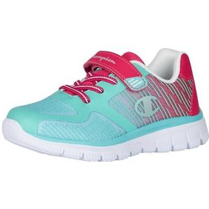 Champion Athletic-Runaway G PS, sneakers voor meisjes, fuchsia/pastelblauw (PS017), 31 EU, Fuchsia Blauw Pastel Ps017